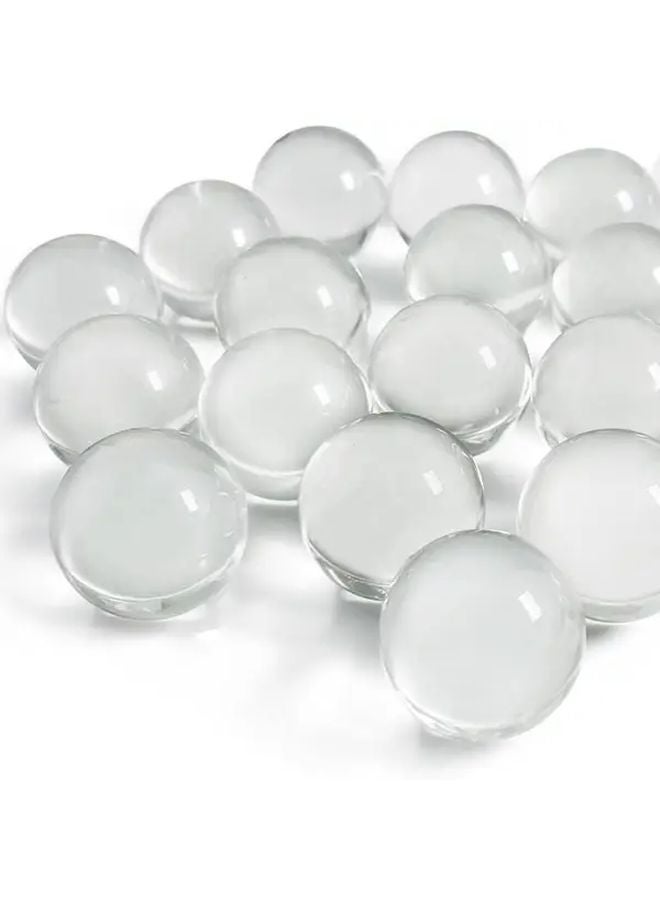 300pcs Solid Transparent Crystal Glass Balls For Home Decoration And Aquarium Supplies - Image 1